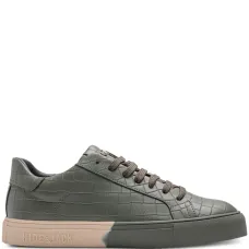 Кроссовки с тиснением под крокодила Кроссовки с тиснением под крокодила