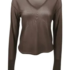 Футболка с V-образным вырезом