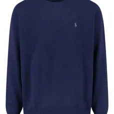 Свитер с круглым вырезом и логотипом