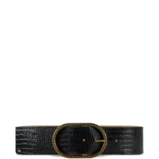 Ремень с тиснением под кожу крокодила Ремень с тиснением под кожу крокодила