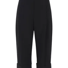 укороченные брюки строгого кроя