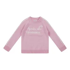 Свитер с полосками и вышивкой