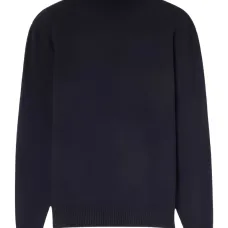 Трикотаж с воротником-гольф