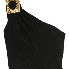 Плиссированный топ Moira на одно плечо Плиссированный топ Moira на одно плечо