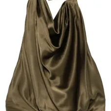 Драпированный топ Adienne с вырезом халтер