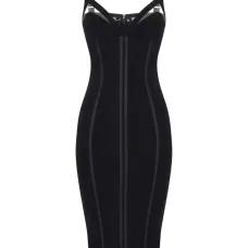 облегающее платье на бретелях