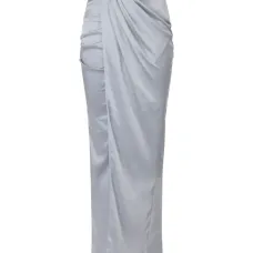 Юбка макси с драпировкой