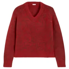 Свитер с V-образным вырезом