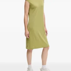 Платье мини с рукавами кап