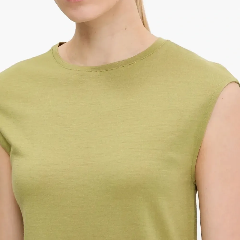 Платье мини с рукавами кап