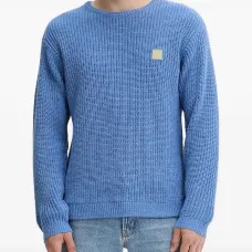 Свитер Crashway в рубчик с нашивкой-логотипом