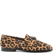 Лоферы с леопардовым принтом