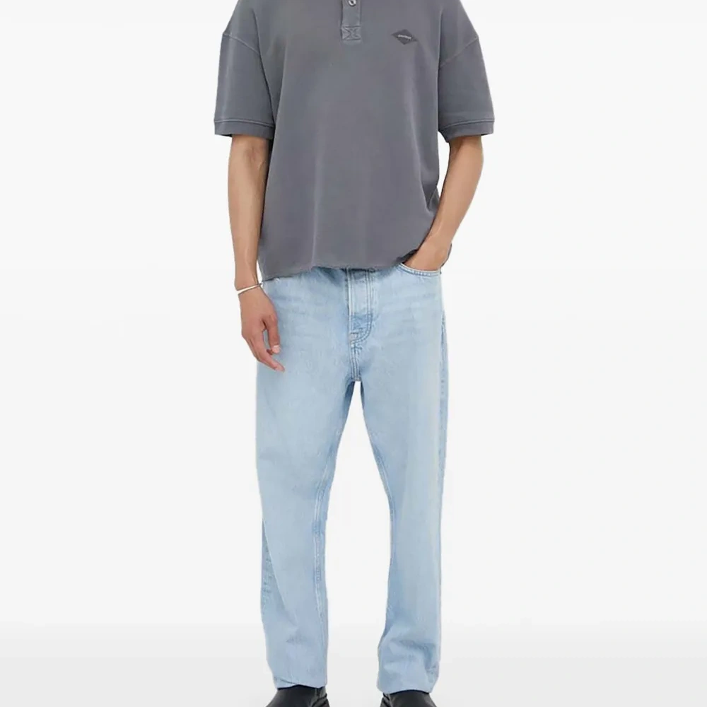 Рубашка поло с короткими рукавами и логотипом