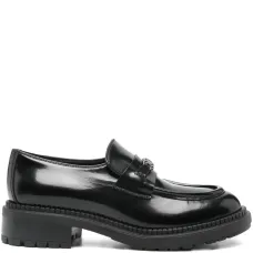 Лоферы с металлическим декором