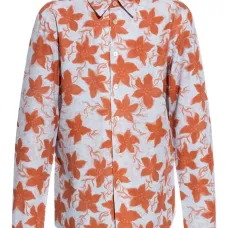 рубашка с цветочным принтом