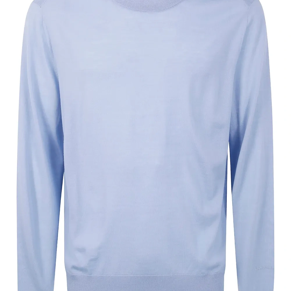 свитер с круглым вырезом