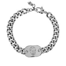 цепочный браслет с декором Skull