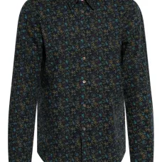 рубашка с цветочным принтом