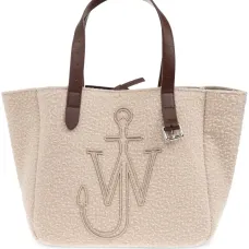 сумка-тоут с вышитым логотипом