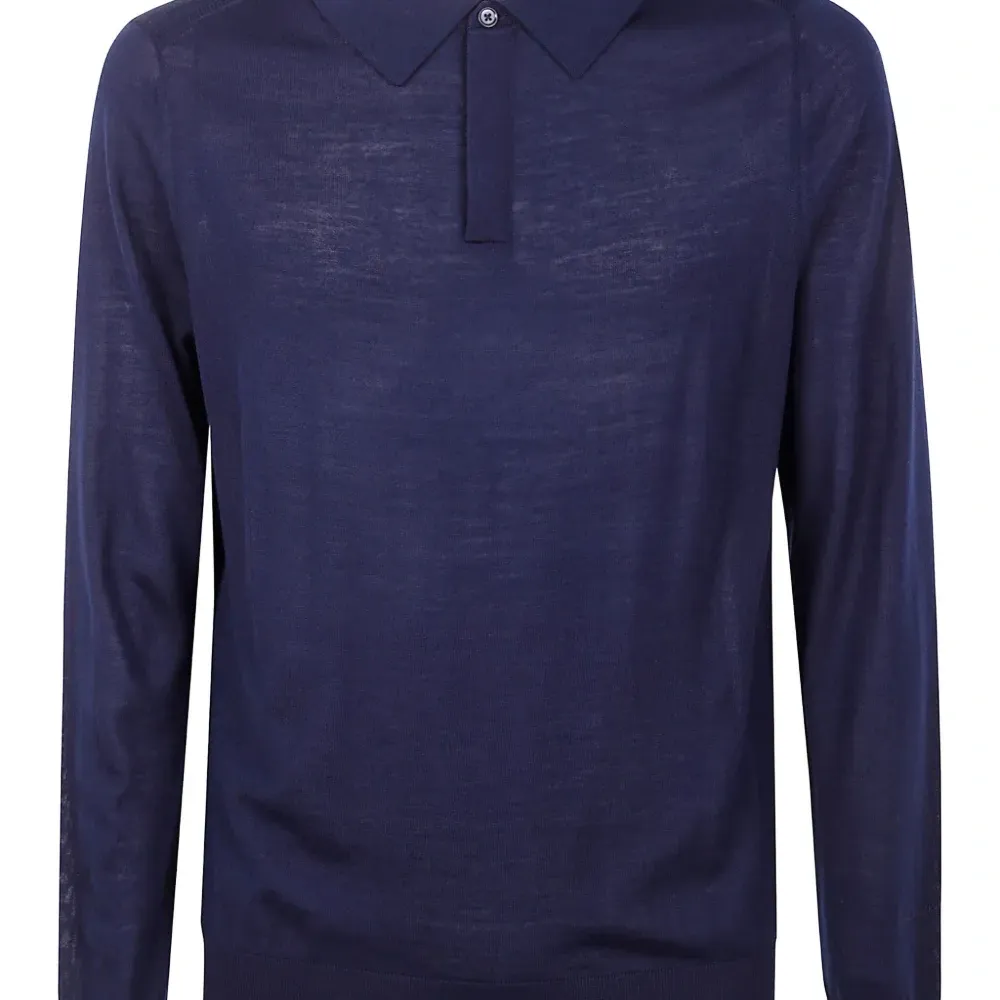 рубашка поло с длинными рукавами