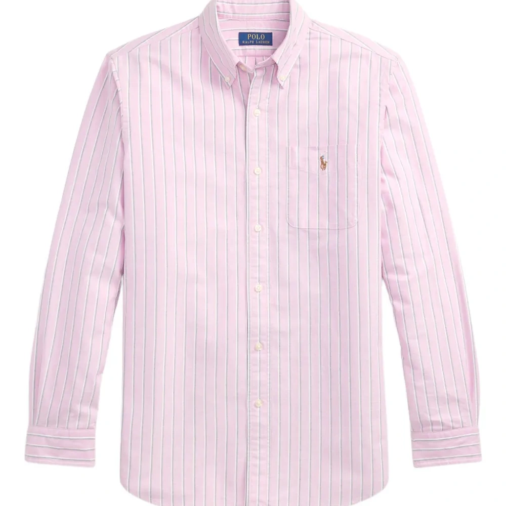 Рубашка оксфорд в полоску