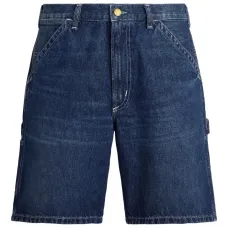 джинсовые шорты прямого кроя