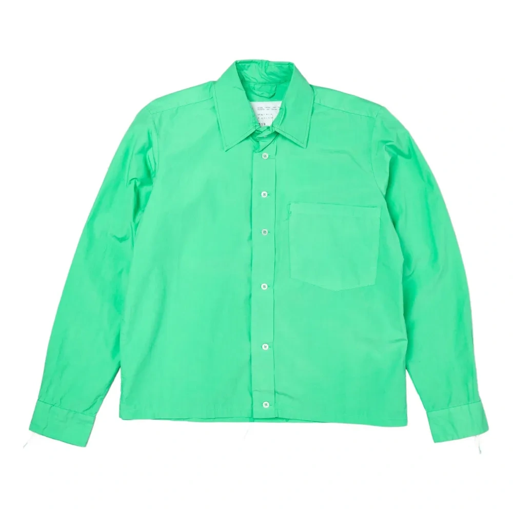 рубашка с длинными рукавами и карманом