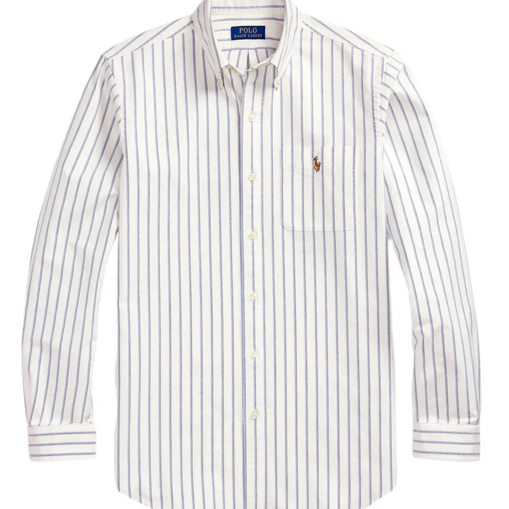 Рубашка оксфорд в полоску