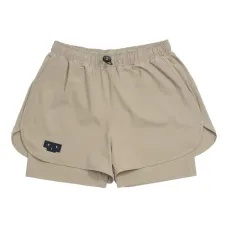 Шорты с нашивкой-логотипом