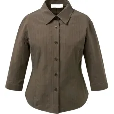 рубашка в тонкую полоску