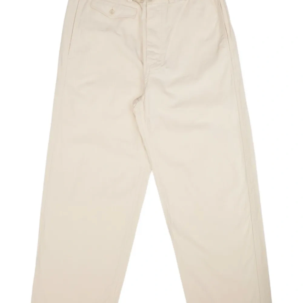 брюки с поясом и D-образной пряжкой