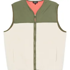 Жилет на молнии с флисовой вставкой