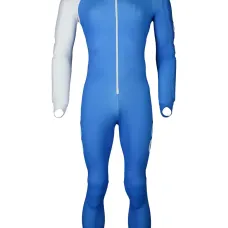 костюм в стиле колор-блок с длинными рукавами