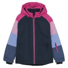 Куртка в стиле колор-блок с капюшоном