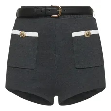 шорты с эластичным поясом