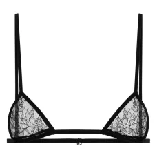 Кружевной бюстгальтер с треугольными чашками