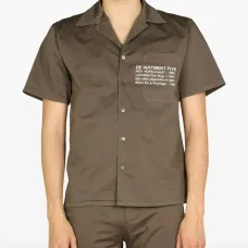 Рубашка с короткими рукавами и карманом