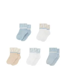 Комплект из пяти пар носков с логотипом