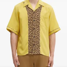 рубашка с леопардовым принтом рубашка с леопардовым принтом