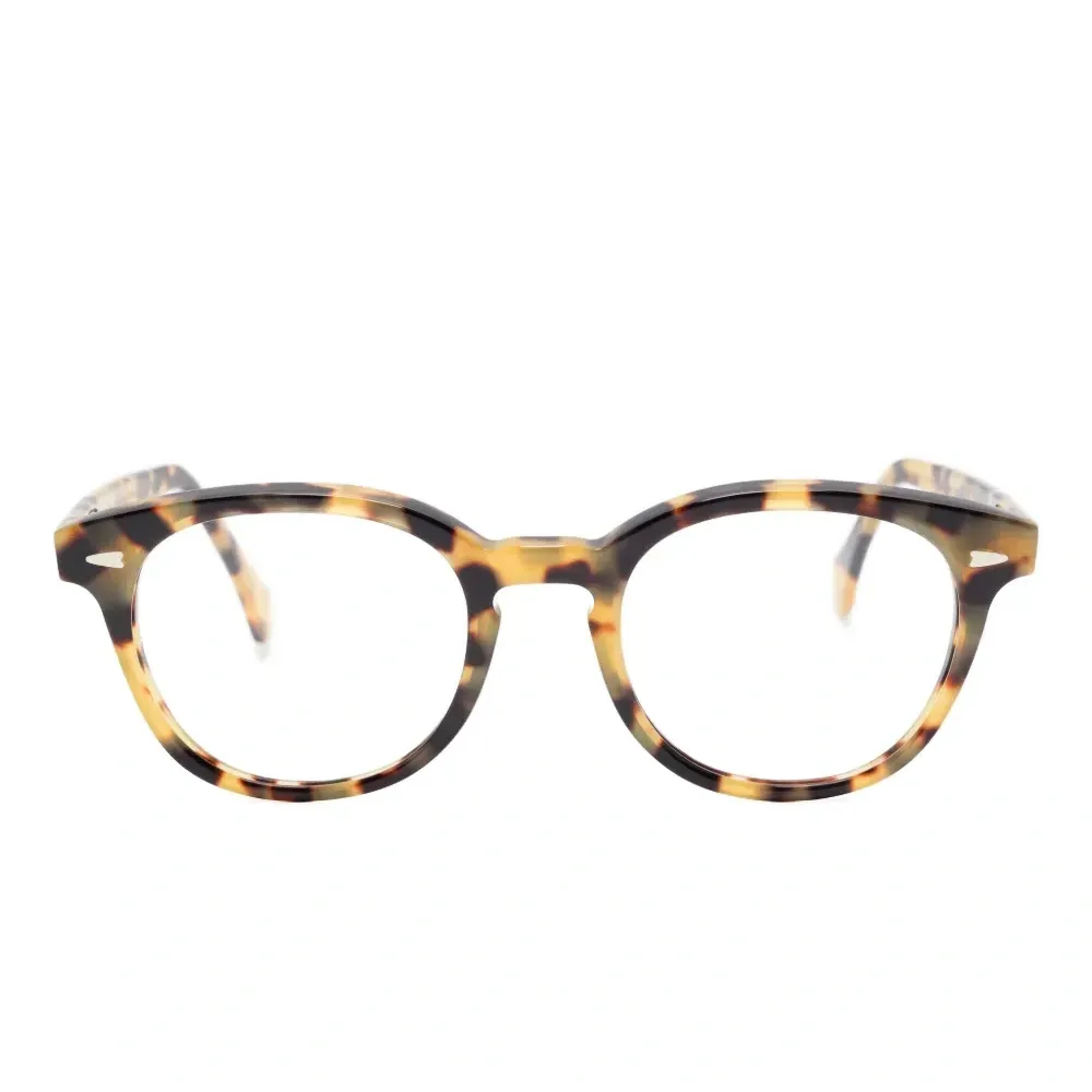 Очки в круглой оправе черепаховой расцветки