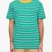 полосатая футболка с круглым вырезом