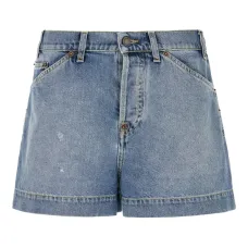 джинсовые шорты на пуговицах