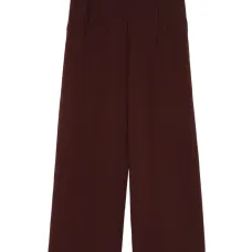 Плиссированные брюки прямого кроя