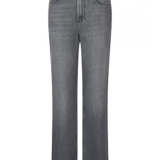 джинсы широкого кроя с завышенной талией