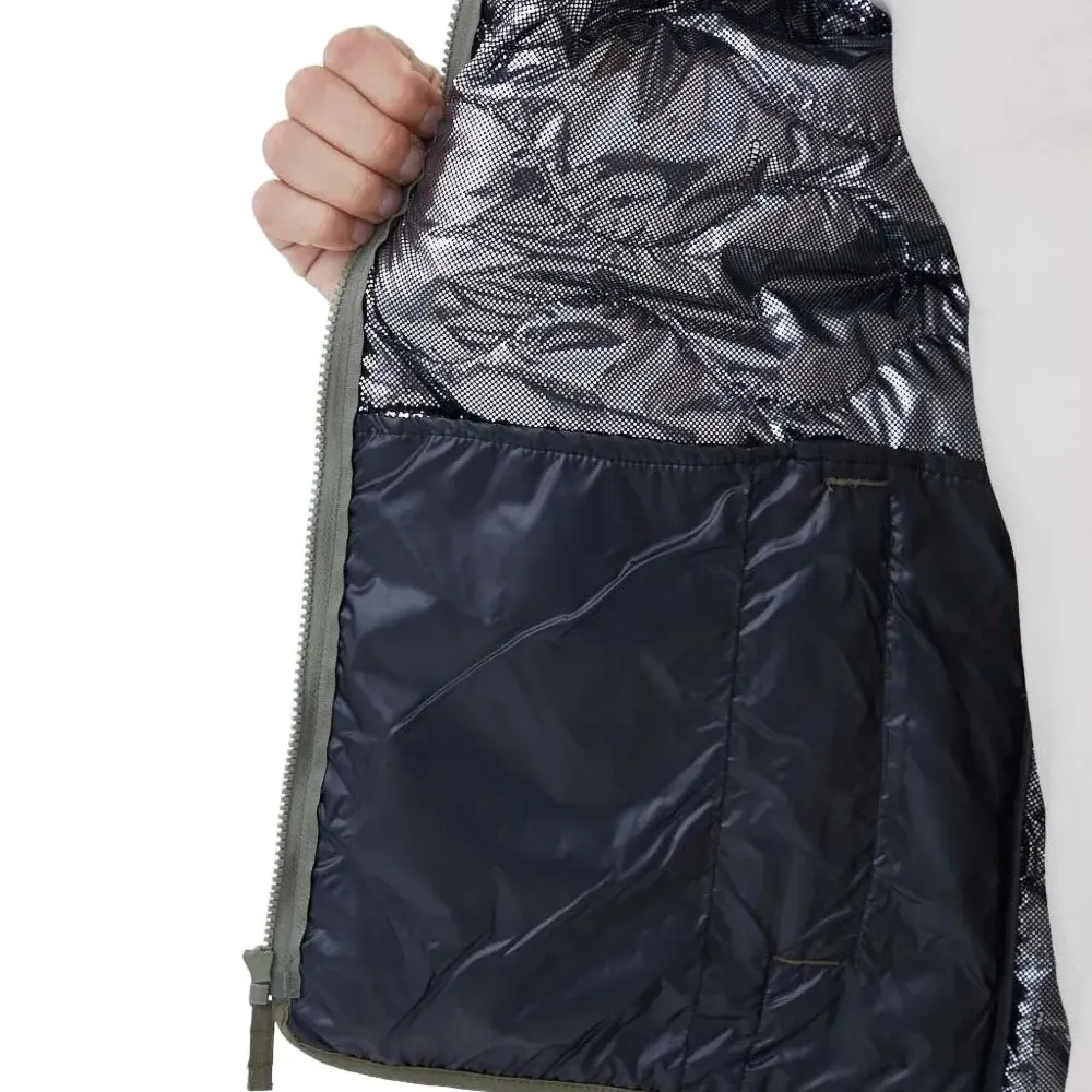 Стеганый пуховик на молнии