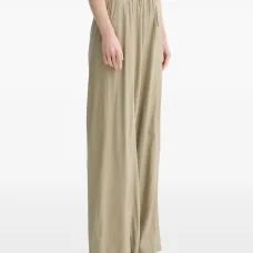 Брюки широкого кроя с эластичным поясом Брюки широкого кроя с эластичным поясом