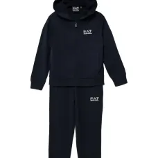 Спортивный костюм с вышитым логотипом и капюшоном