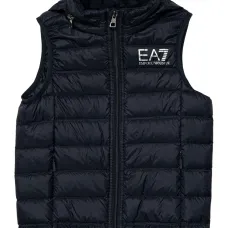 Стёганый жилет с капюшоном