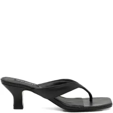 Босоножки с квадратным носком и каблуком 60 мм