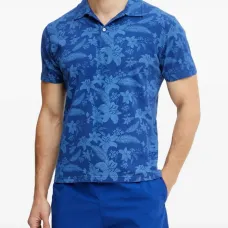 Рубашка поло с цветочным принтом